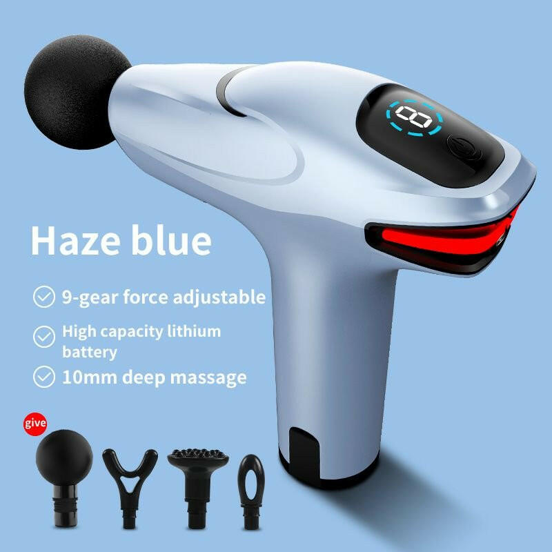 . Retinal Gun Deep Muscle Massage Gun – Haze Blue, Portable - GoTypical