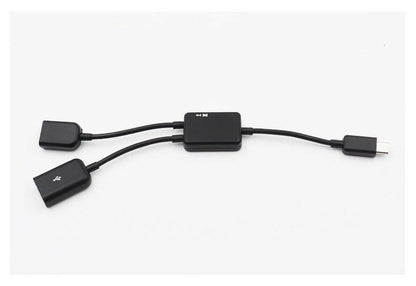 . 2-in-1 Micro USB OTG Data Cable – Android Phone Charger 0.2M - GoTypical