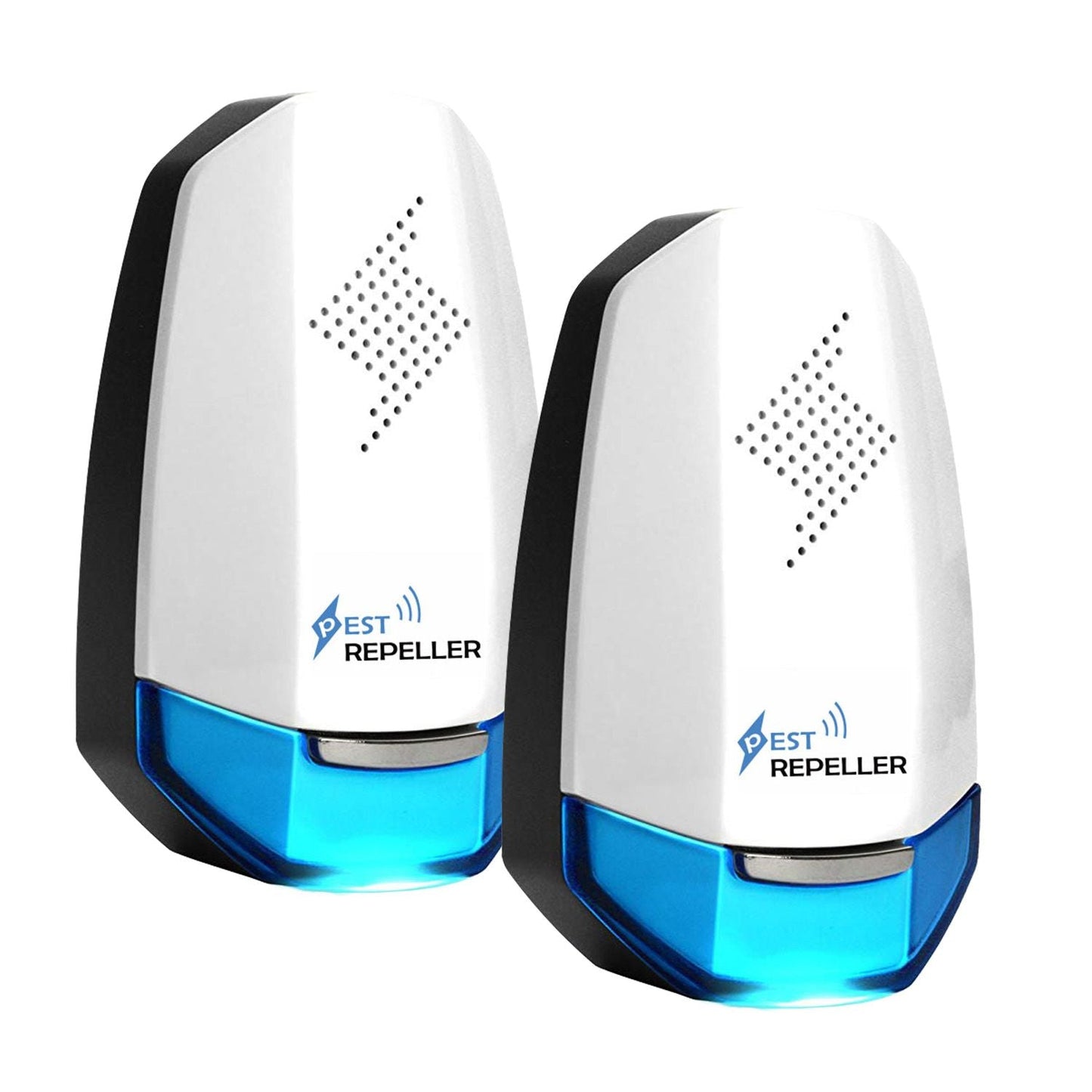 2 Pack Ultrasonic Pest Repeller with Night light Plug In Pest Mice Repellent Indoor Roach Bed Bug Mouse Rodent Mosquito Killer for Bedroom Garage Warehouse Office - GoTypical