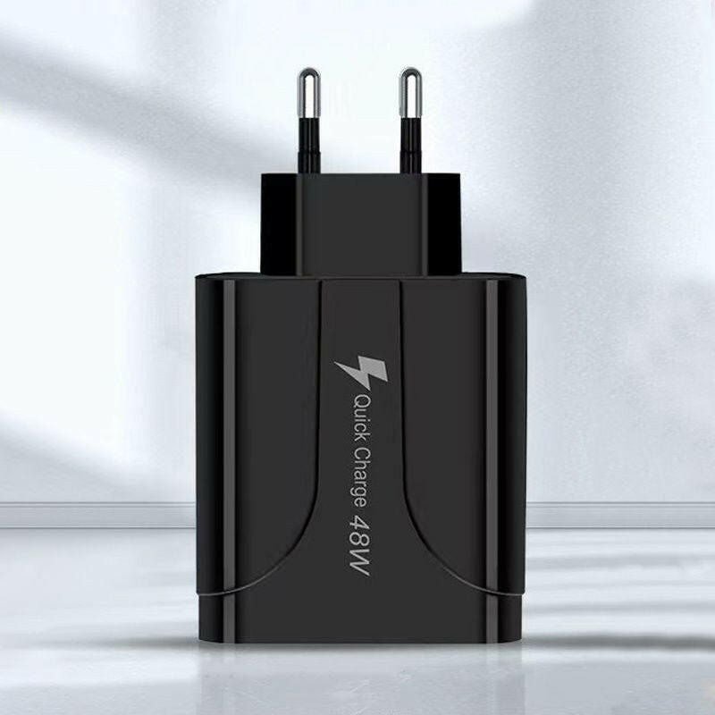 . 20W 4-Port USB Charger Adapter – LED Digital Display, Fast Charging - GoTypical