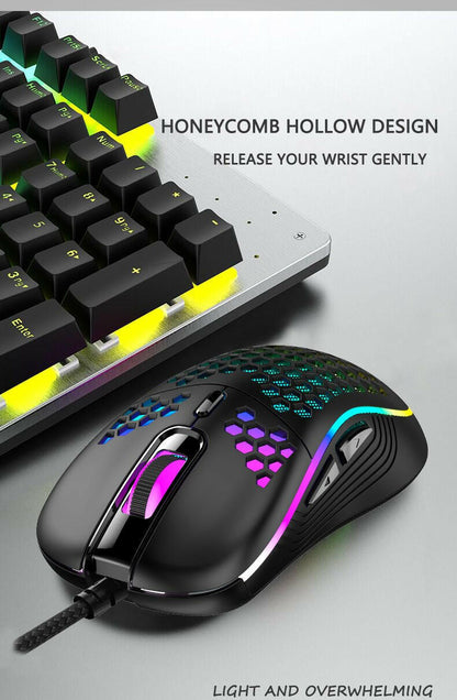 Wireless Gaming Mouse – . 2.4G Lightweight with 7-Color Breathing Light - GoTypical