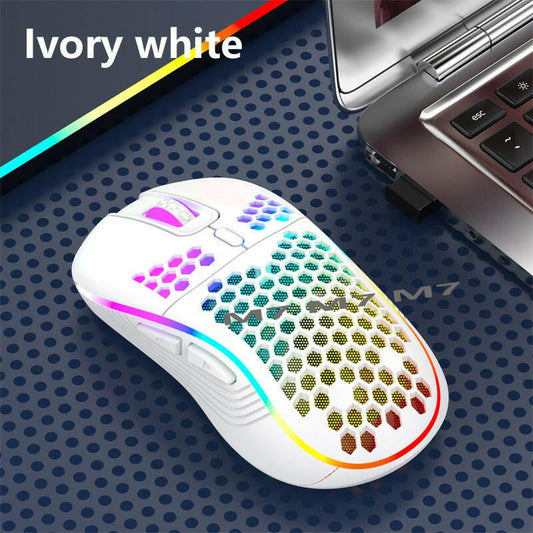 Wireless Gaming Mouse – . 2.4G Lightweight with 7-Color Breathing Light - GoTypical
