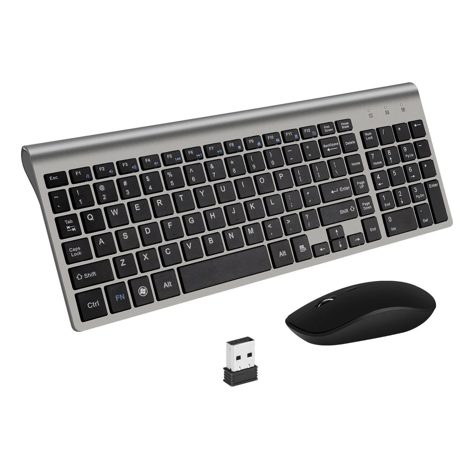 . 2.4G Wireless Keyboard and Mouse Kit – Mini Compact Design - GoTypical