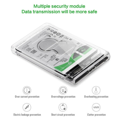 . Transparent 2.5-Inch Tool-Free External Hard Drive Case USB 3.0 - GoTypical