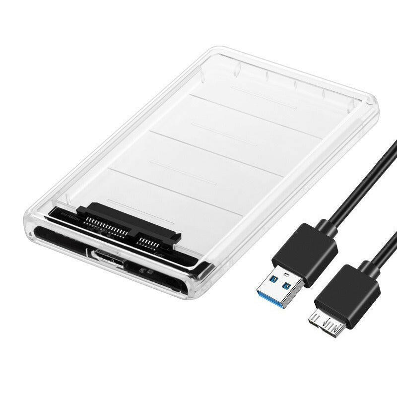 . Transparent 2.5-Inch Tool-Free External Hard Drive Case USB 3.0 - GoTypical