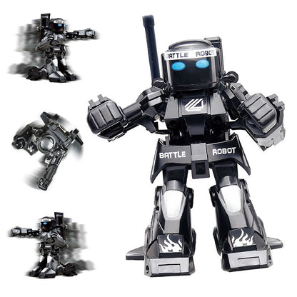 RC Combat Battle Robot Toy - Remote Control with LED Lights & Sound Effects - GoTypical