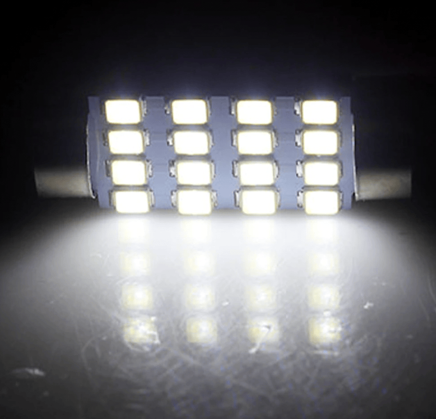 28pcs White LED Car Interior Light Bulbs – Map Dome Door Trunk Kit - GoTypical