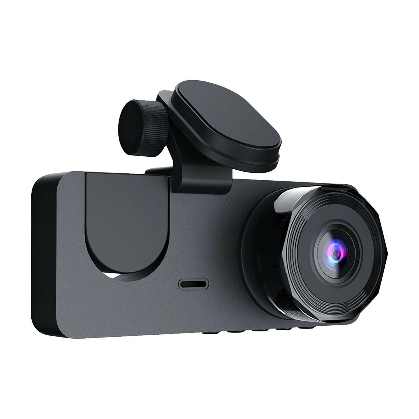3 Channel Dash Cam – Front Inside Rear Camera with Night Vision 32GB Card Loop Recording - GoTypical