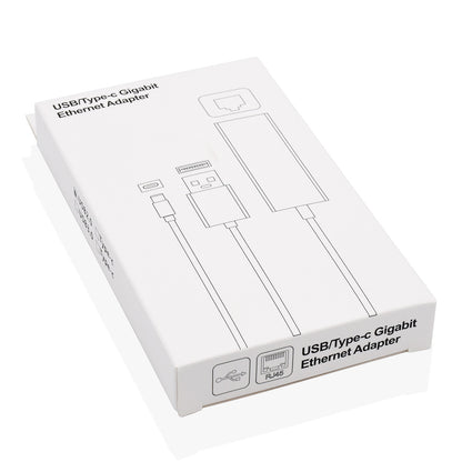Aluminum alloy 2.0USB 100Mbps Ethernet card with no drive and cable Type-C to RJ45 Ethernet interface converter