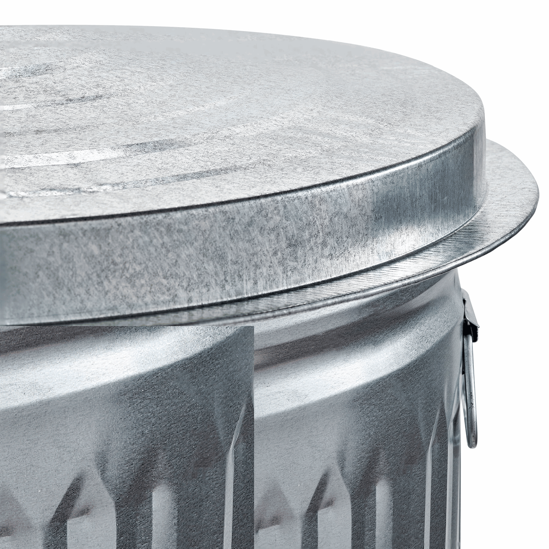 31 - Gallon Steel Trash Can - GoTypical