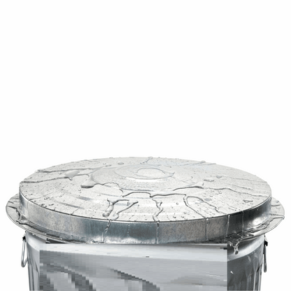 31 - Gallon Steel Trash Can - GoTypical