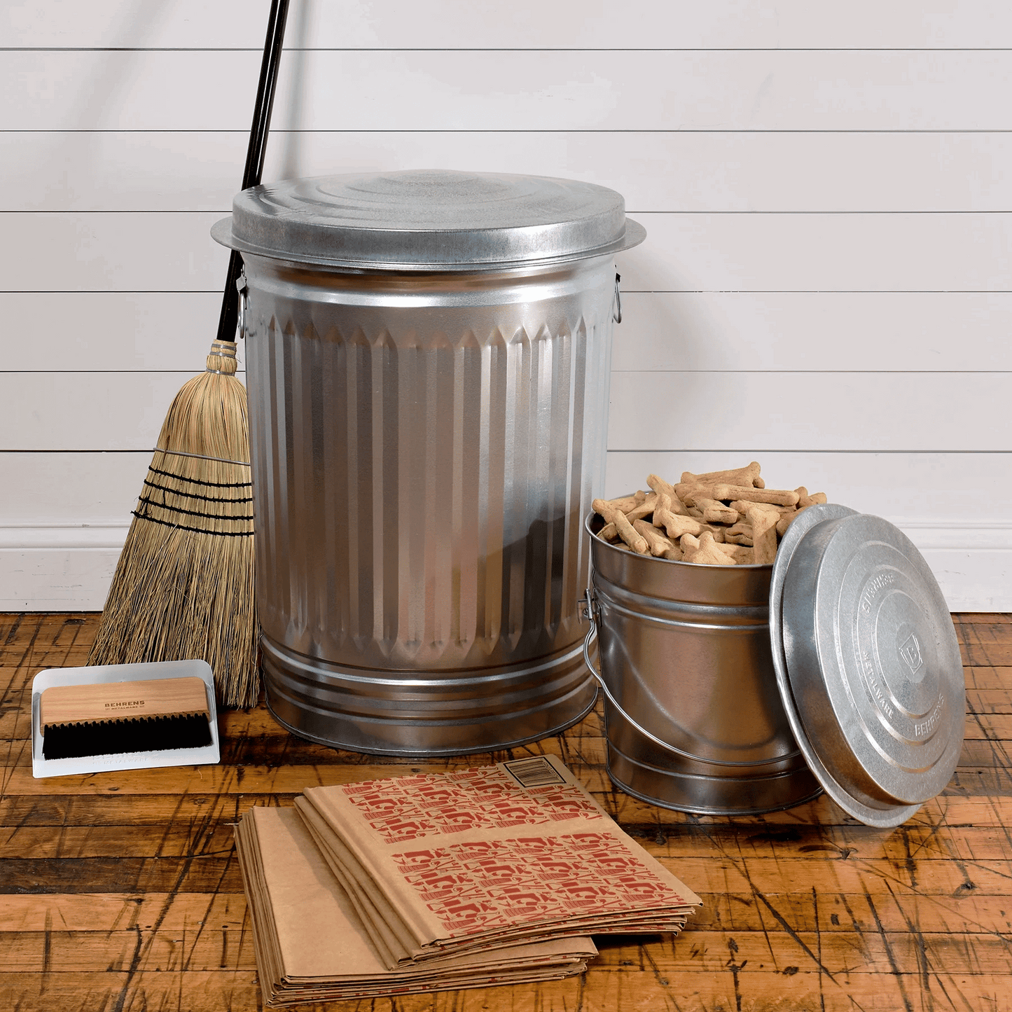 31 - Gallon Steel Trash Can - GoTypical