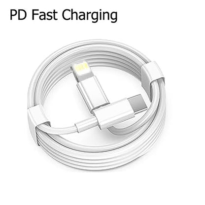 Suitable for Apple phone fast charging data cable 1.8m black and white PD20W charging cable, iPhone 14 charging cable