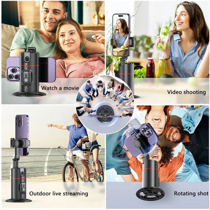 . 360° Auto Face Tracking Gimbal Stabilizer with Gesture Control - GoTypical