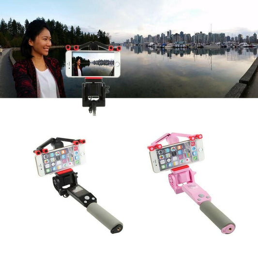 360° Panoramic Robotic Selfie Stick – Bluetooth 3-Foot Extendable Motorized - GoTypical