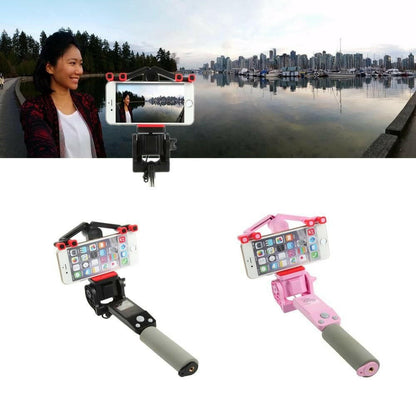 360° Panoramic Robotic Selfie Stick – Bluetooth 3-Foot Extendable Motorized - GoTypical