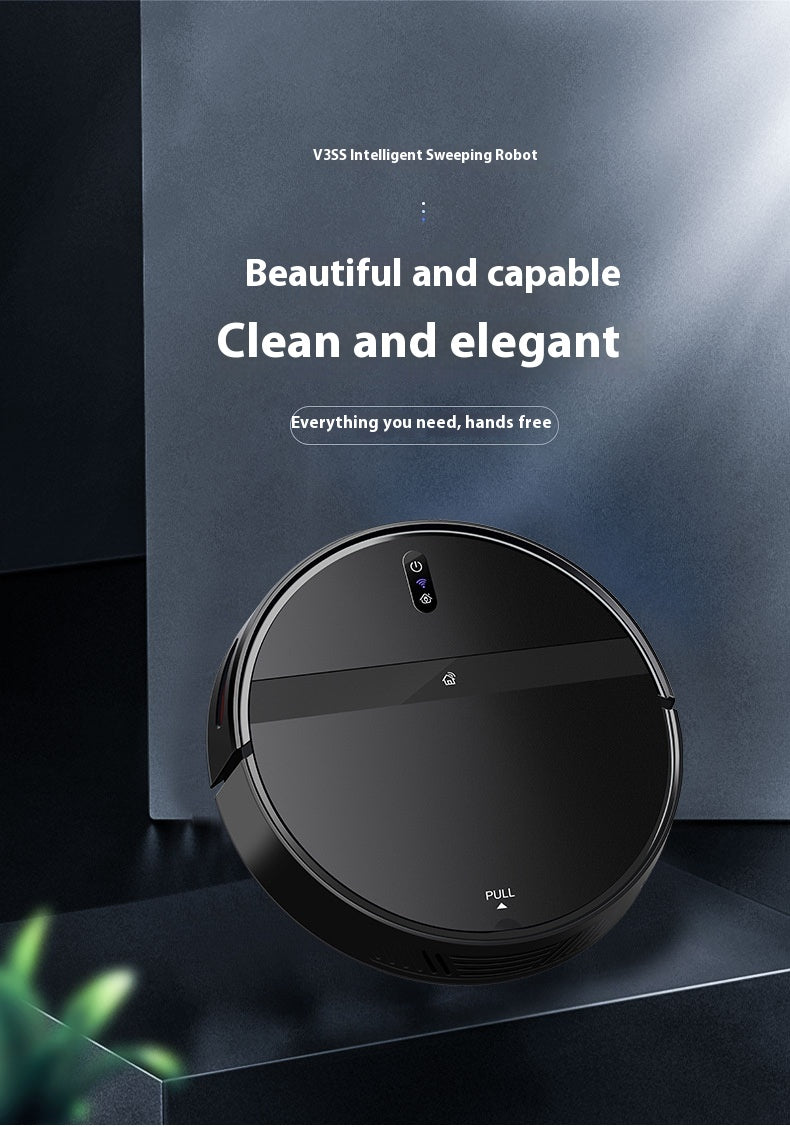 Smart Sweeping Robot Vacuum – 14.4V Brushless Motor, Dual-Mode Control, 600ml Capacity