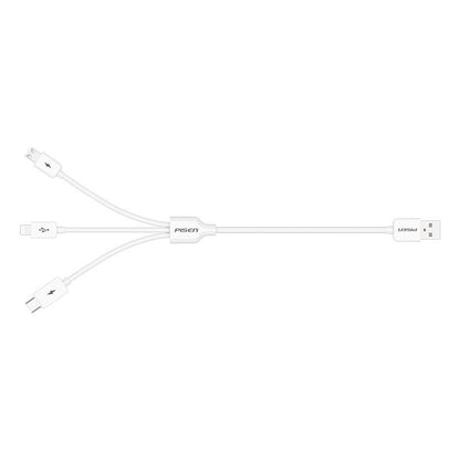 One to three data cable suitable for iPhone 6, Apple, Huawei TYPE-C, three in one car charging 1.2m