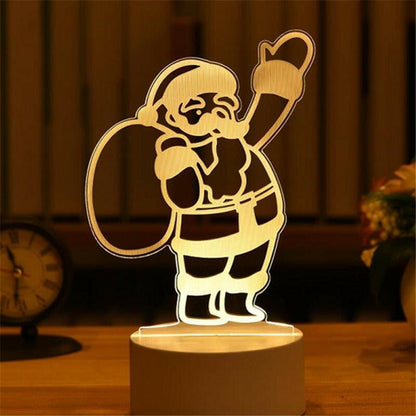 . 3D Night Light LED Table Light – Touch Control, Colorful Illumination - GoTypical