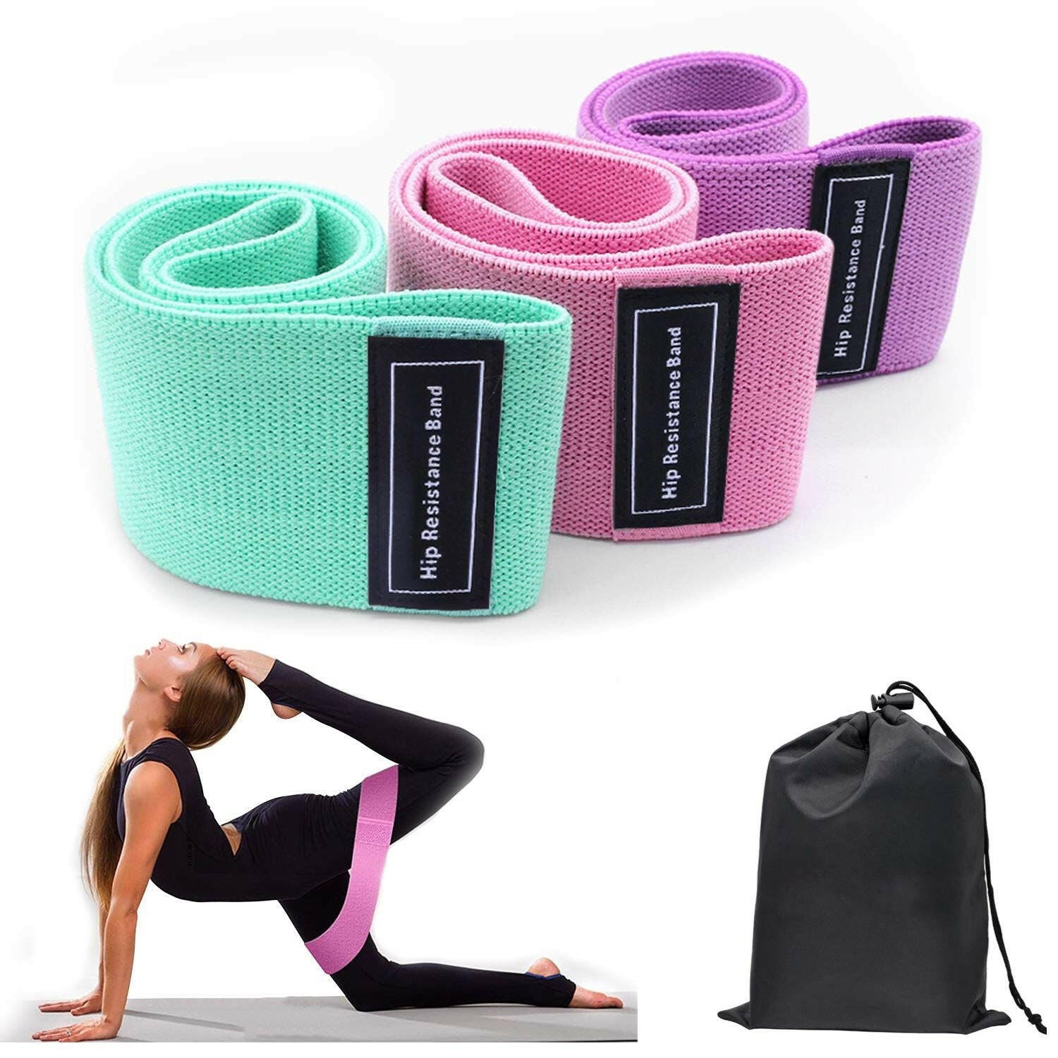 Resistance Bands 3pcs for Legs and Butt – Latex Workout Set - GoTypical