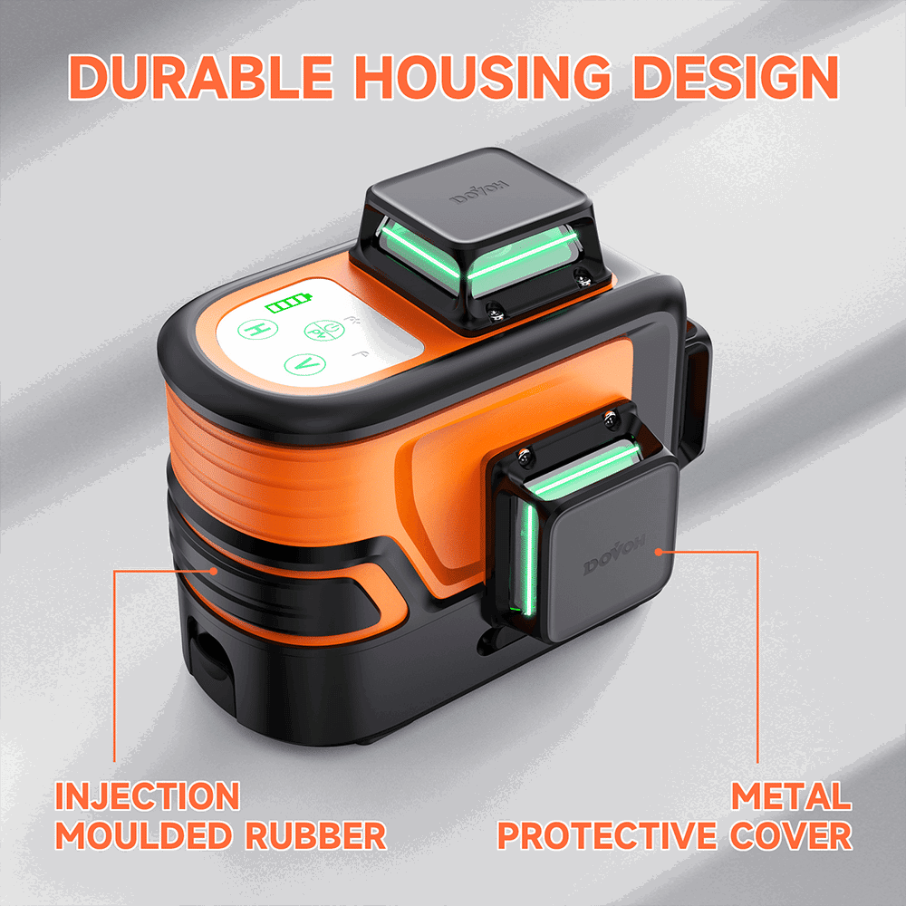 Green Self-Leveling Laser Level – Dovoh P3-360G with Rechargeable Battery - GoTypical