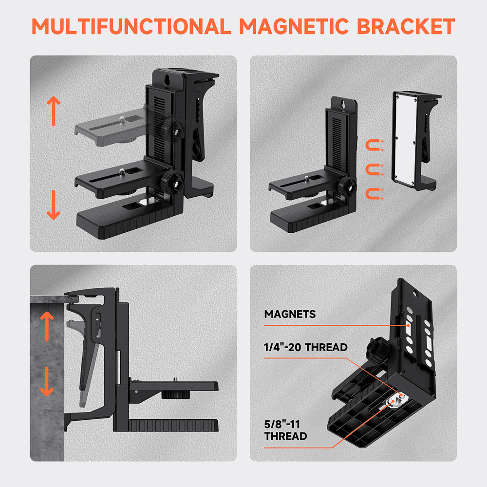 Green Self-Leveling Laser Level – Dovoh P3-360G with Rechargeable Battery - GoTypical