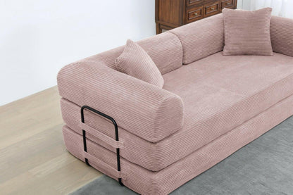 4 - in - 1 Convertible Sofa Bed - 77.9 Inch Modular Floor Couch - GoTypical
