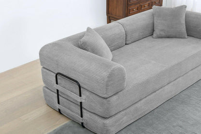 4 - in - 1 Convertible Sofa Bed - 77.9 Inch Modular Floor Couch - GoTypical