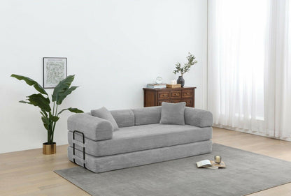 4 - in - 1 Convertible Sofa Bed - 77.9 Inch Modular Floor Couch - GoTypical