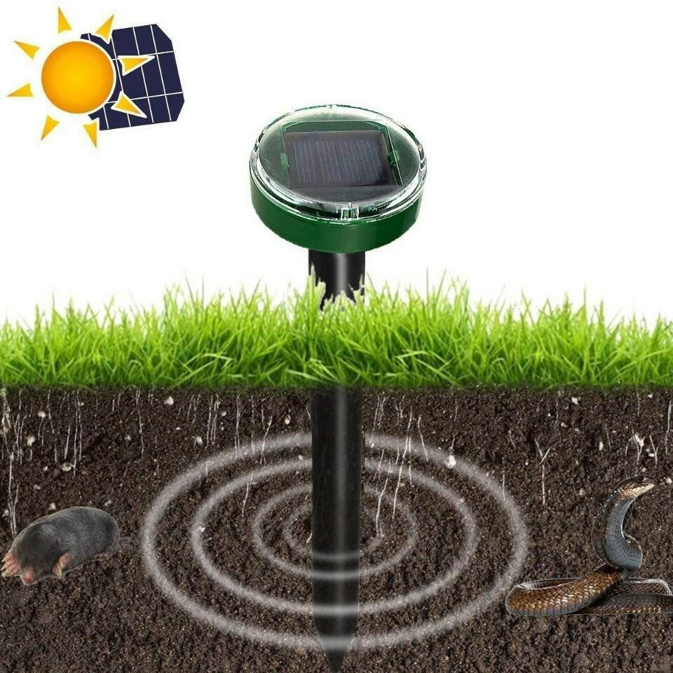 . Solar Powered Ultrasonic Outdoor Rodent Repeller – Waterproof - GoTypical