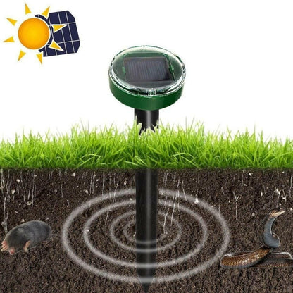. Solar Powered Ultrasonic Outdoor Rodent Repeller – Waterproof - GoTypical