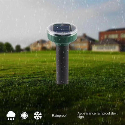 . Solar Powered Ultrasonic Outdoor Rodent Repeller – Waterproof - GoTypical