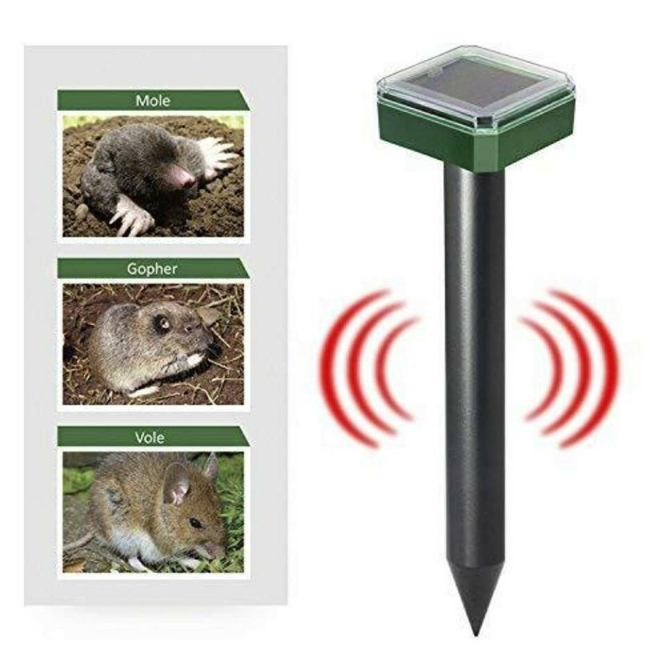 . Solar Powered Ultrasonic Outdoor Rodent Repeller – Waterproof - GoTypical