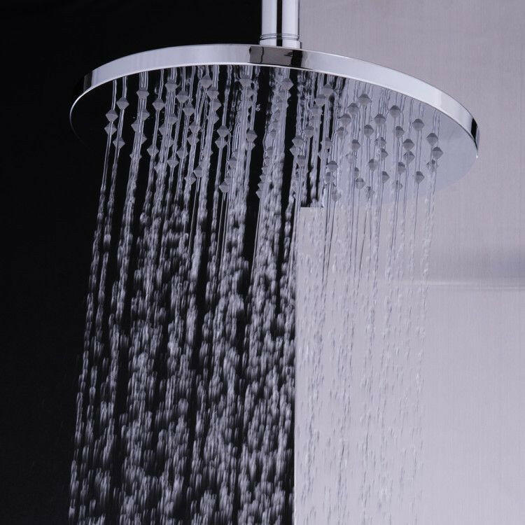 . 47 Inch Stainless Steel Shower Panel with Massage Jets - GoTypical