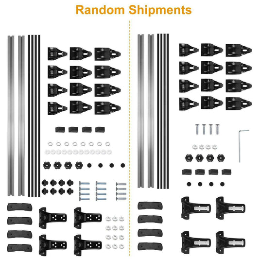 . Universal Aluminum Roof Rack Cross Bars – 47.24in, 165LBS Capacity - GoTypical