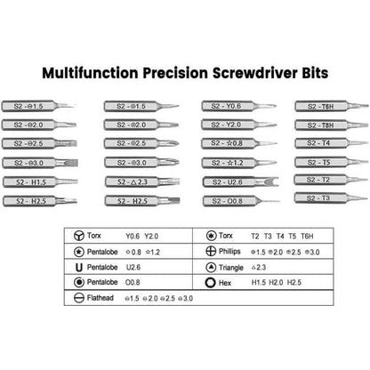 49-in-1 Precision Screwdriver Set – Magnetic Torx Repair Kit with Case - GoTypical