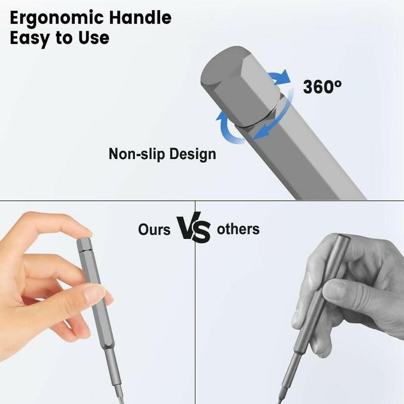 49-in-1 Precision Screwdriver Set – Magnetic Torx Repair Kit with Case - GoTypical