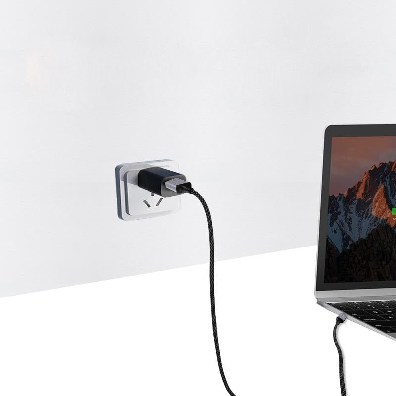 5A Data Cable USB Single Head Type-C Braided Fast Charging Suitable for Xiaomi Apple 15 Phone Data Cable