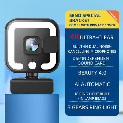 . 4K Webcam – Autofocus USB 1080p HD Computer Camera - GoTypical