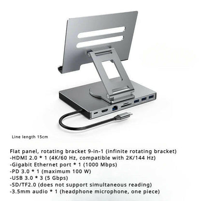 . 4K 60Hz USB 3.0 Type-C Docking Station – Gigabit Ethernet Hub - GoTypical