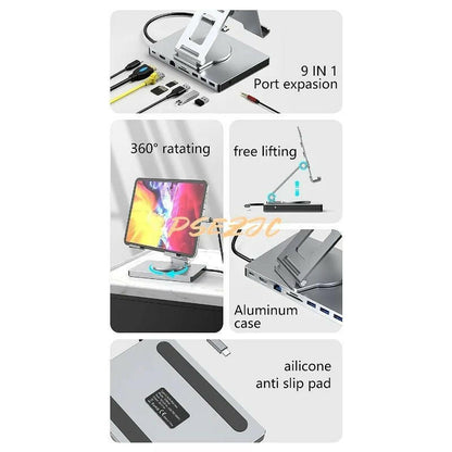 . 4K 60Hz USB 3.0 Type-C Docking Station – Gigabit Ethernet Hub - GoTypical