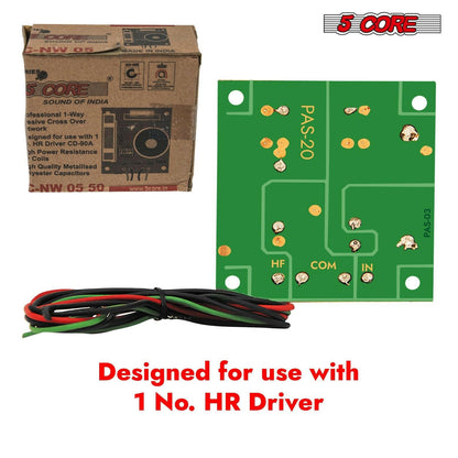 5 Core 1 Way Passive Crossover Network – Metalized Polyester Capacitors - GoTypical