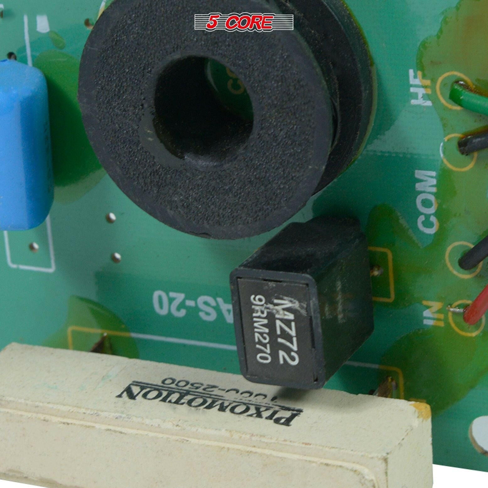 5 Core 1 Way Passive Crossover Network – Metalized Polyester Capacitors - GoTypical