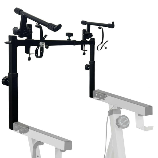 2-Tier Adjustable Keyboard Stand Attachment – Universal Fit 60lbs Capacity - GoTypical