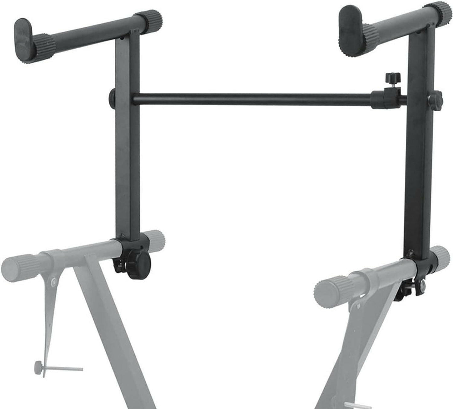 5 Core 2-Tier Adjustable Keyboard Stand Extension – Black Metal Adapter - GoTypical