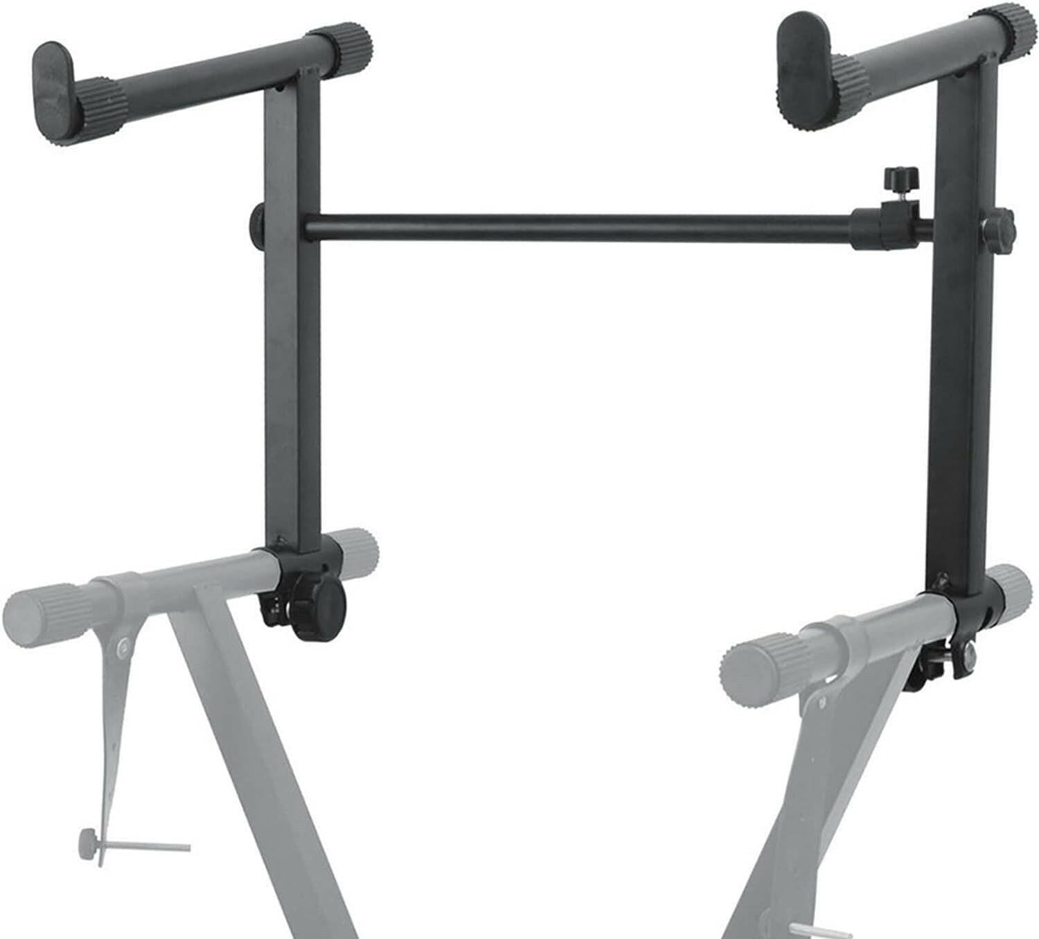 5 Core 2-Tier Adjustable Keyboard Stand Extension – Black Metal Adapter - GoTypical