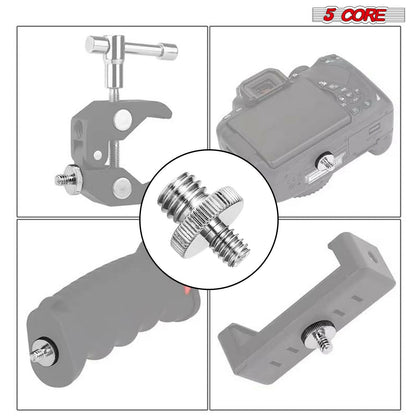 Camera Tripod Screw Adapter Set – 1/4" to 3/8" Metal 5-Pack - GoTypical