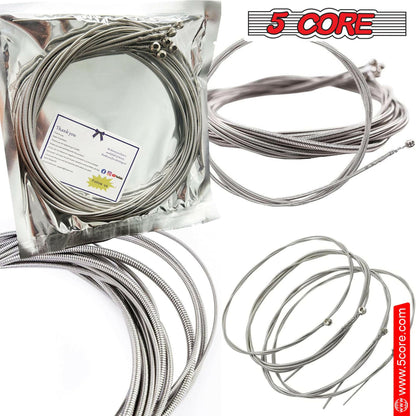 5 Core Bass Guitar Strings – Extra Light Gauge Brass Phosphor Bronze - GoTypical