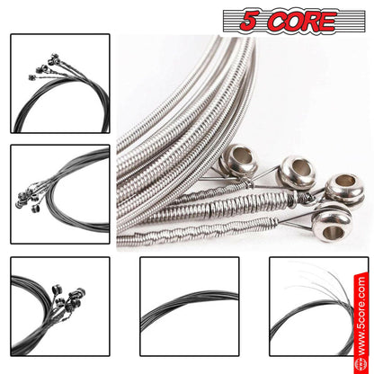 5 Core Bass Guitar Strings – Extra Light Gauge Brass Phosphor Bronze - GoTypical