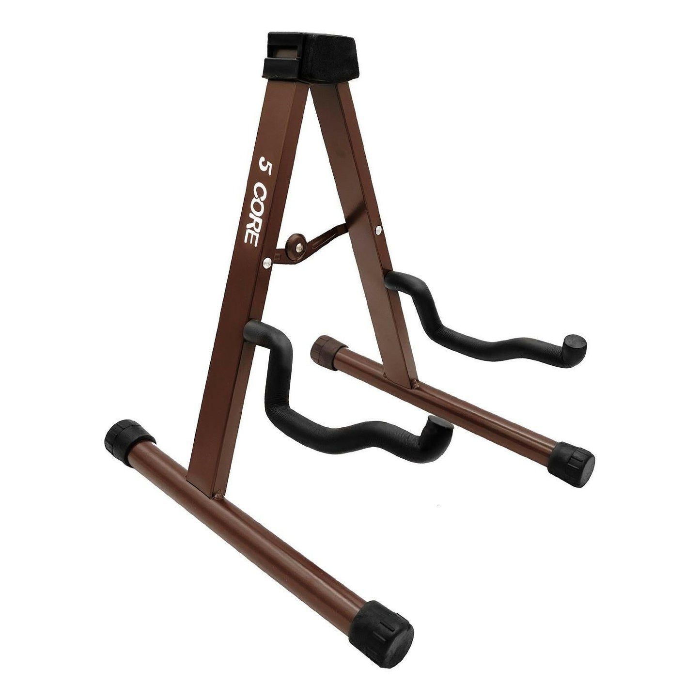 5 Core Guitar Stand – Foldable A-Frame with EVA Foam and Rubber Pads - GoTypical